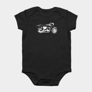 1968 Norton Commando Motorcycle Graphic Baby Bodysuit